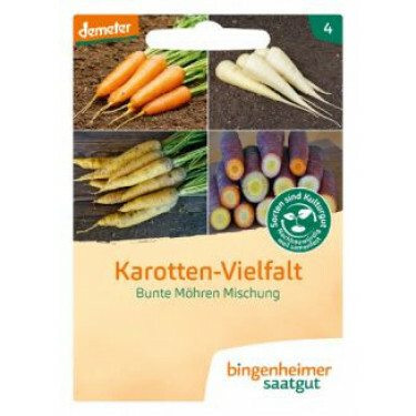 Carotte - mélange - BIODYNAMIQUE - 50% de remise pour cause de germination réduite