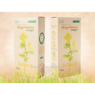 Moutarde jaune - BIO - 50% de remise pour cause de germination réduite
