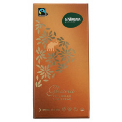 Chocolat au lait - Ghana - 35% - 100g - Naturata
